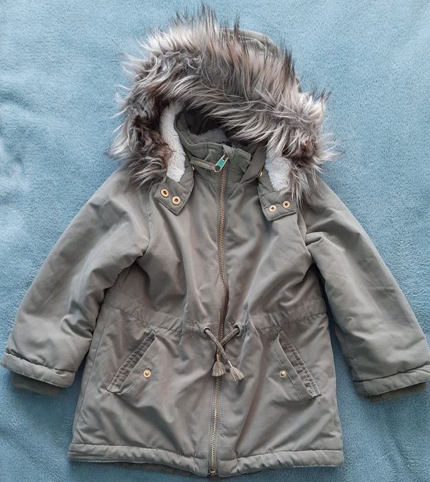 Kurtka parka 104 dziewczęca