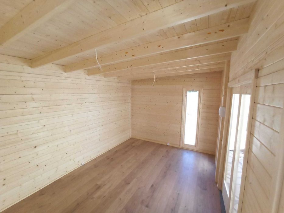 Casas Pre - Fabricada de Madeira 15m2 Modelo OKLAHOMA