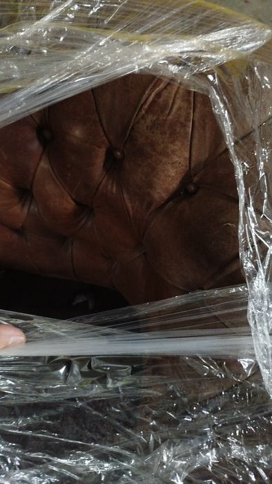 Terno de sofás Chesterfield