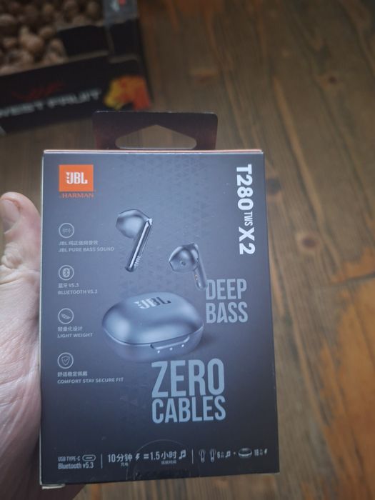 Наушники JBL T280 tws X2