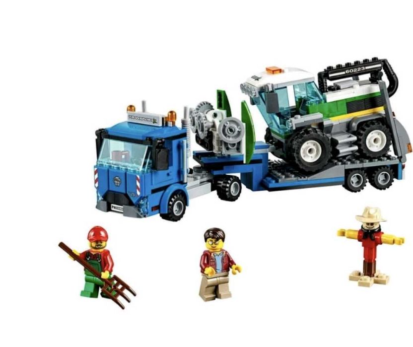 Nowe LEGO CITY 60223 Transporter kombajnu