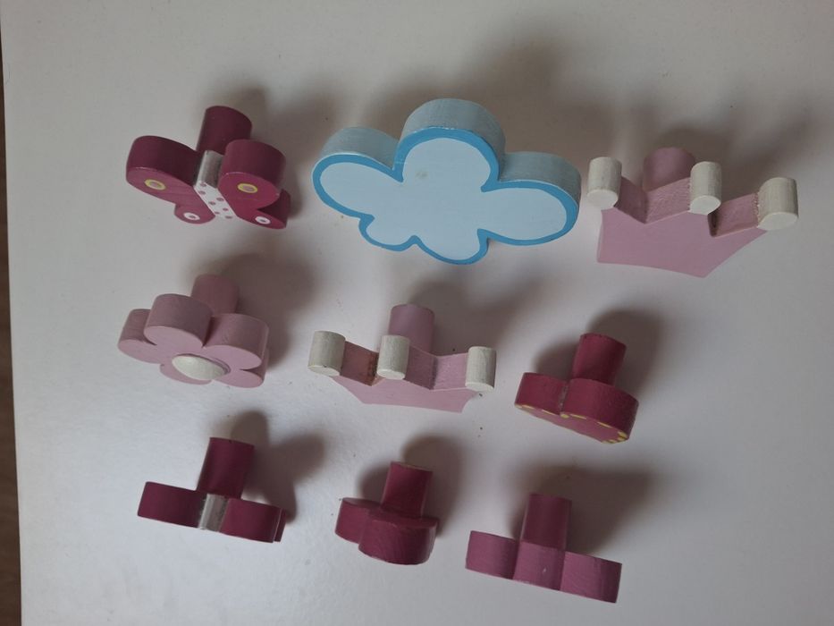 9 puxadores gaveta madeira