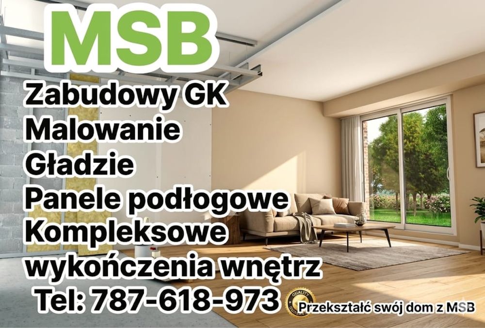 Usługi Remonty-wykończenia kompleksowo sufity podwieszane WOLNY TERMIN LISTOPAD