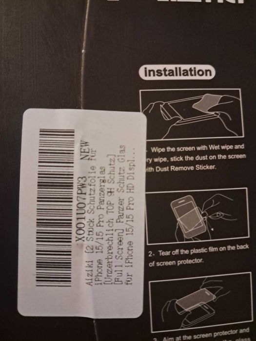 Nowe szkło hartowane iPhone 15/15pro