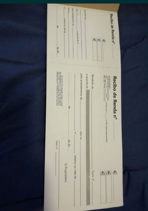 Livros Recibos de Aluguer