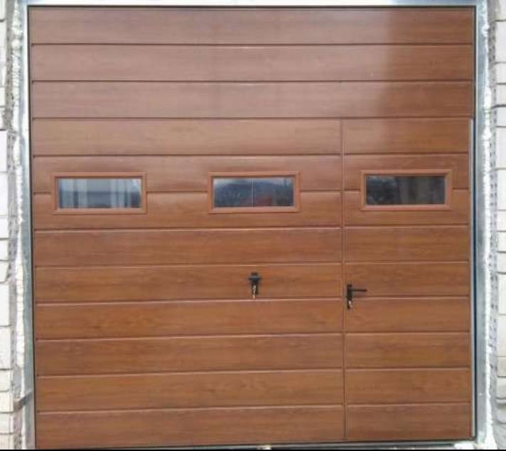 Brama 200x190 garażowa złoty dąb BRAMY na wymiar dostawa Gratis