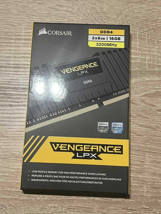 Pamięć ram Corsair Vengeance LPX, DDR4, 16 GB (2x8gb), 3200MHz, CL16