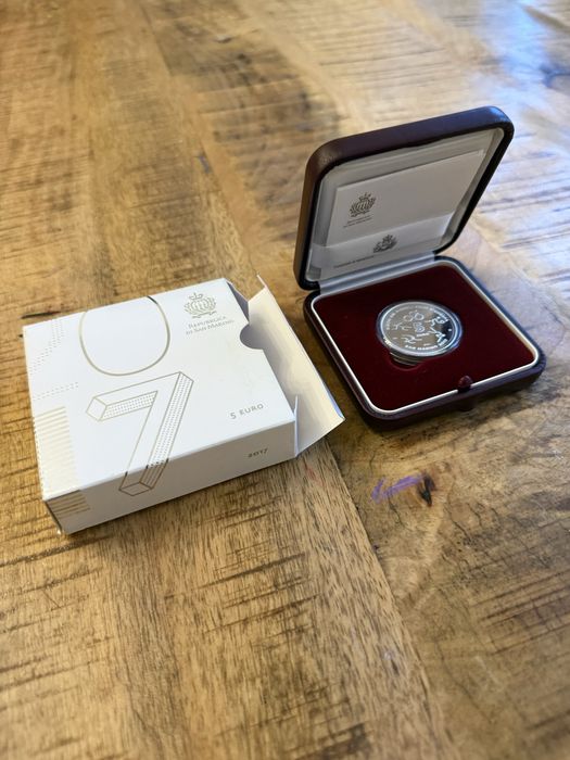 5€ San Marino 2017 srebro 925 – Igrzyska Małych Państw