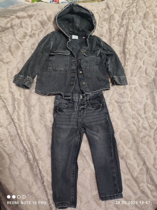 Джинсовий костюм фірми Zara 92 розмір