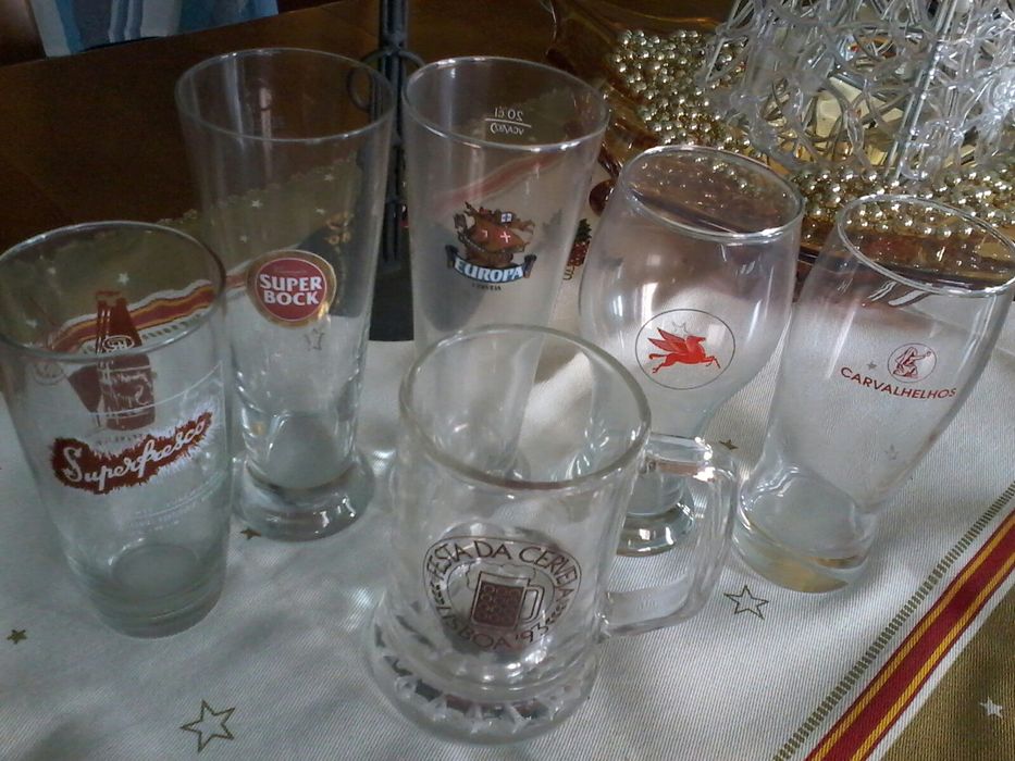 Copos antigos várias marcas