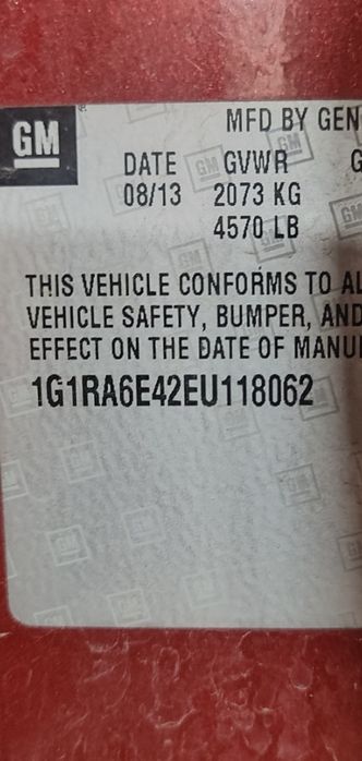 Шевр. вольт 1 кпп на запчастини