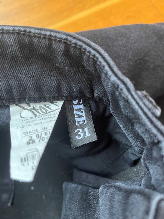 Чоловічі джинси Staff Slim розмір 31, чорні