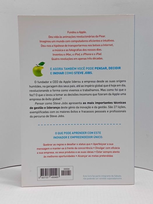 NOVO PREÇO -" Pensar como Steve Jobs" ; "Pensar como Bill Gates"