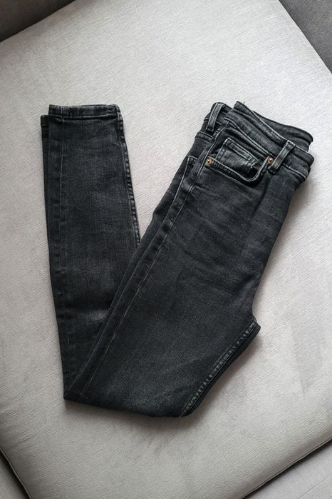 Czarne rurki Zara 36
