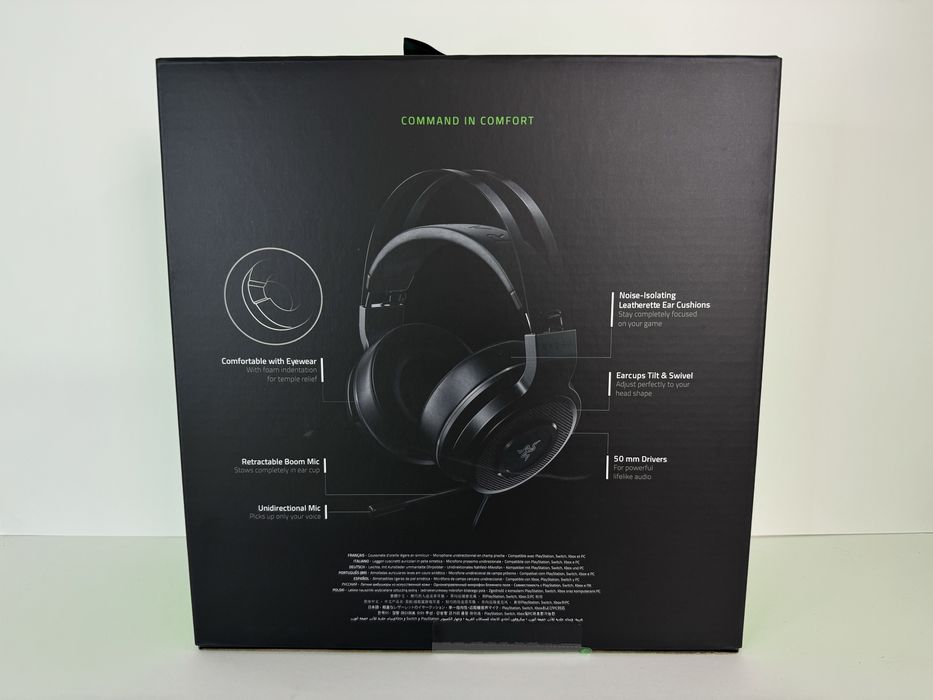 Fones Gaming Razer Thresher - Novo, só aberto para fotos!