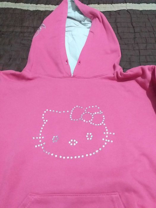 Sweat de cor  rosa Fúschia- Menina 8 anos