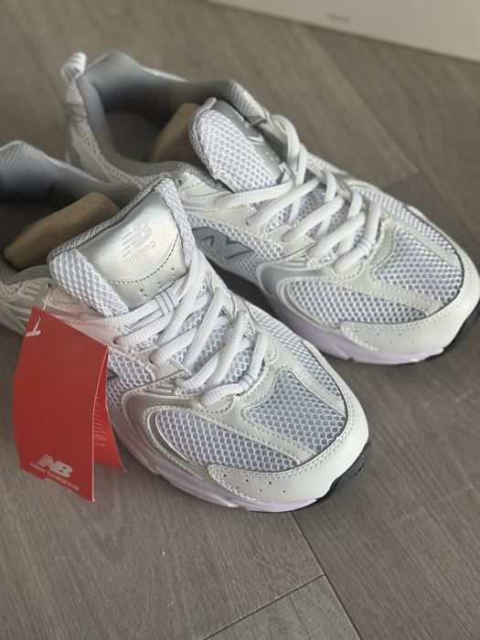 New Balance 530 – Nowe, białe z szarym