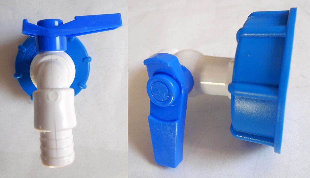 Kran 3/4" do zbiornika Mauzer + redukcja 6cm na 3/4 cala