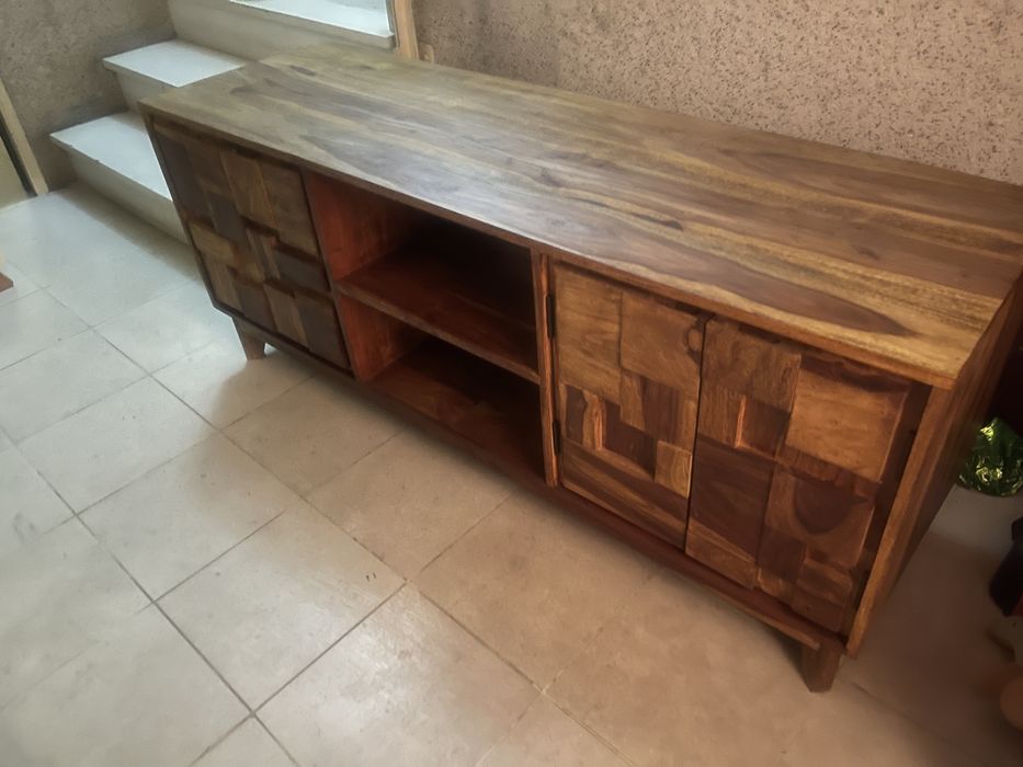 Móvel de TV / Sideboard em Pau-Rosa Maciço