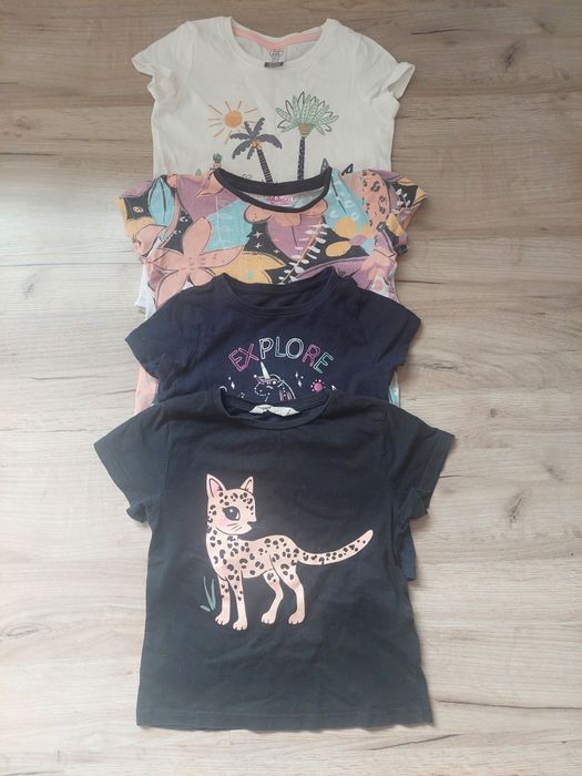 Paczka ubrań dla dziewczynki rozmiar 98-104