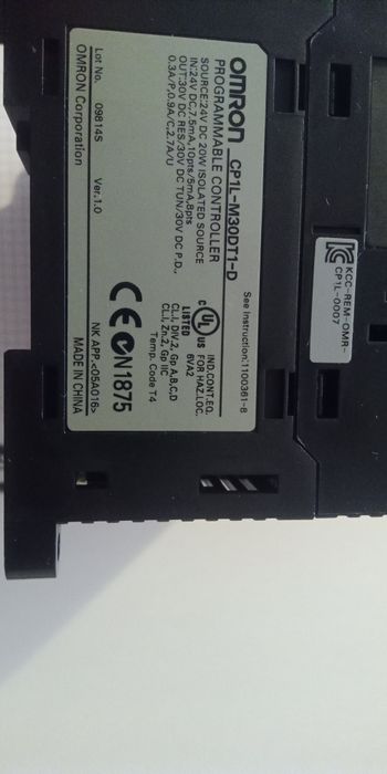 Autómato PLC Omron Sysmac CP1L