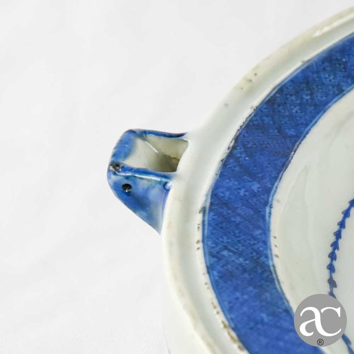 Prato grande "rechaud", porcelana da china, séc. XVIII Qianlong