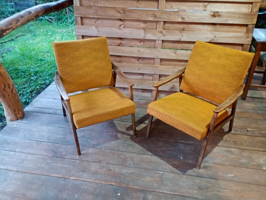 Fotele Czechosłowackie styl Brusel lata 60