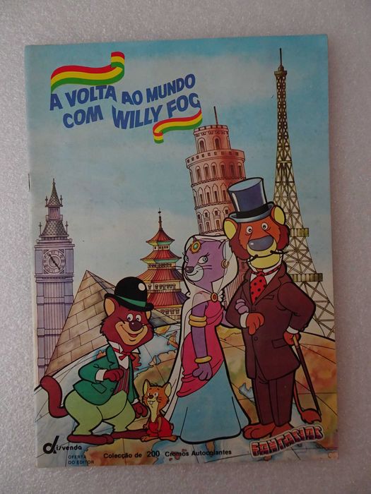 Caderneta de cromos completa Willy Fog