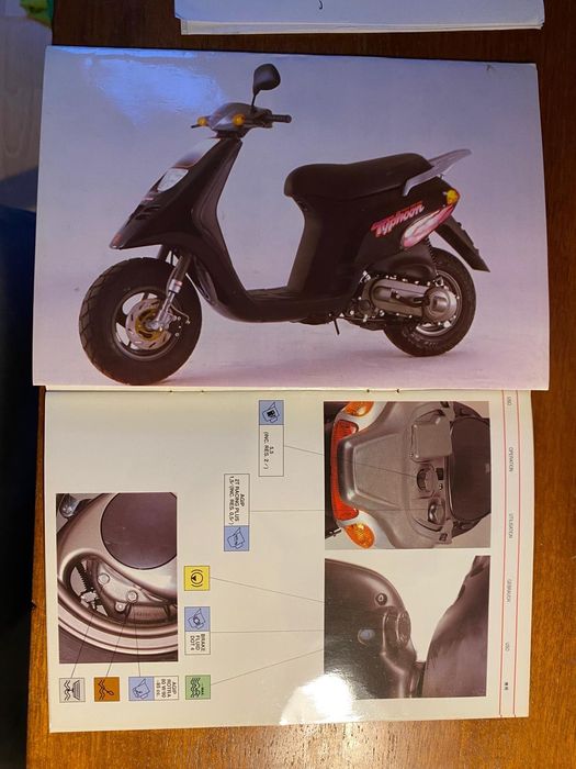 Scooter Gilera Typhoon 50 cc - Antracite - Para peças