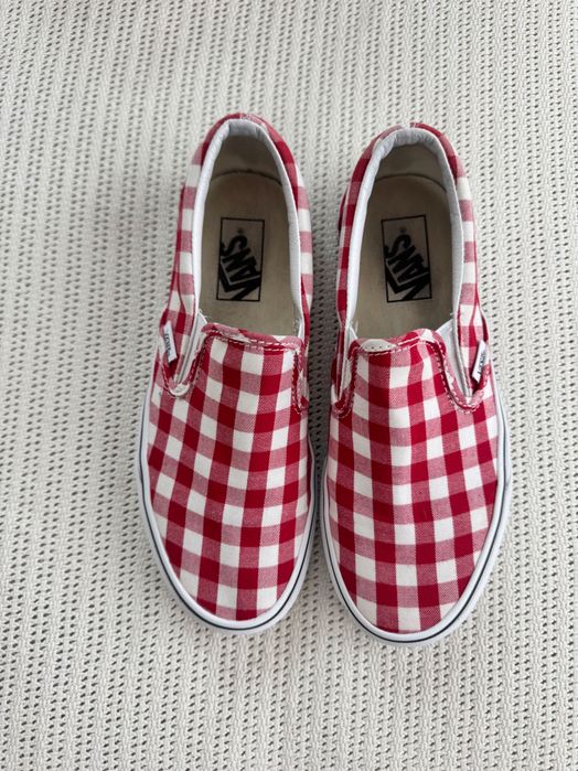 Vans кеди сліпони в клітинку