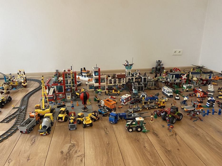 Kolekcja LEGO miasto, unikatowe zestawy, CAŁOŚĆ