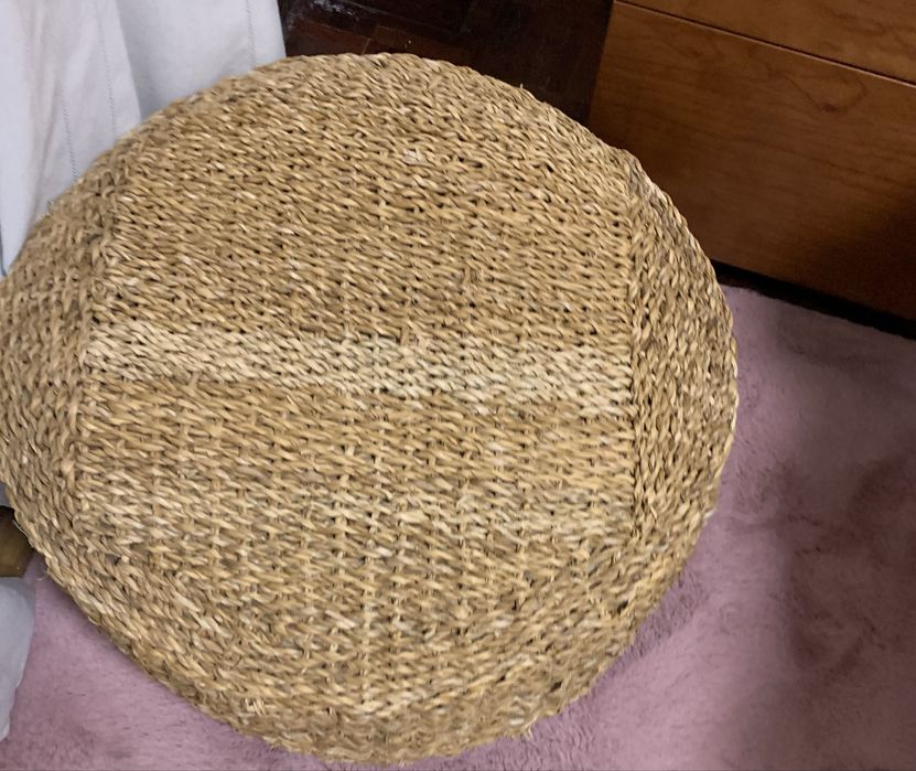 Puff palhinha impecavel