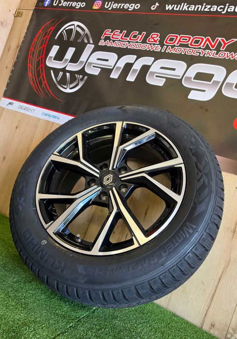 Koła zimowe RENAULT SYMBIOZ, AuSTRAL. CAPTUR 17x5x114,3 Kumho WindCraft WP52+ 215/60/R17 + TPMS