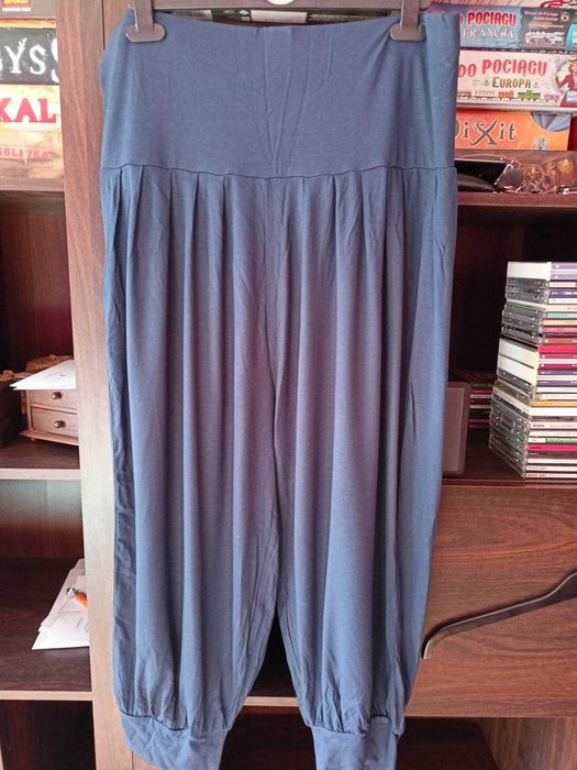 Nowe ciemnoniebieskie haremki 3/4 Bon-Prix 44/46/48/50.