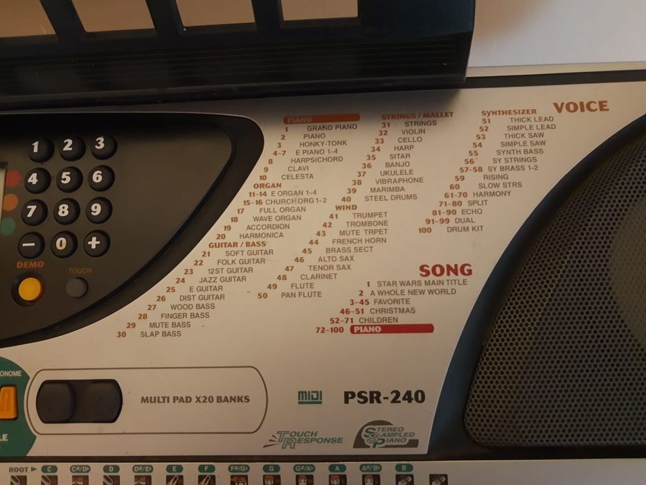 Keyboard Yamaha psr 240