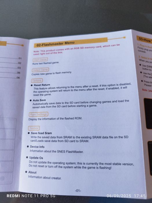 Snes/sfc flashmaster