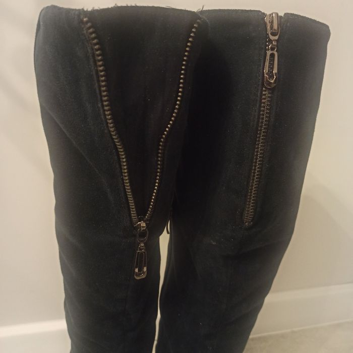 Granatowe kozaki Sergio Leone rozmiar 38