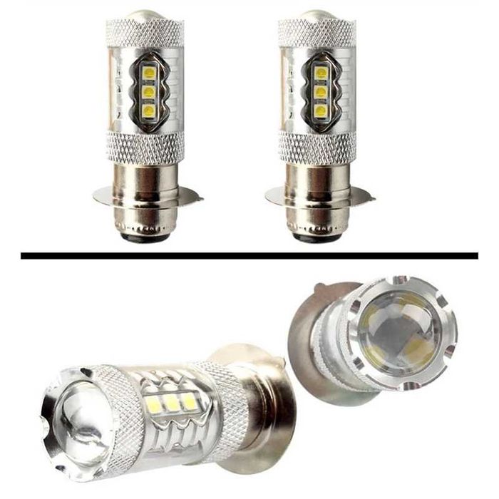 Lâmpadas LED para faróis frontais vários modelos moto