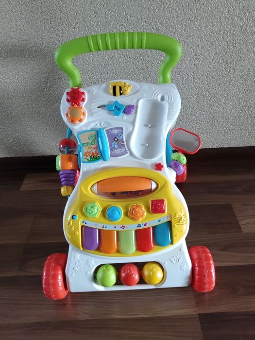 Jeździk z pianinkiem, pchacz interaktywna