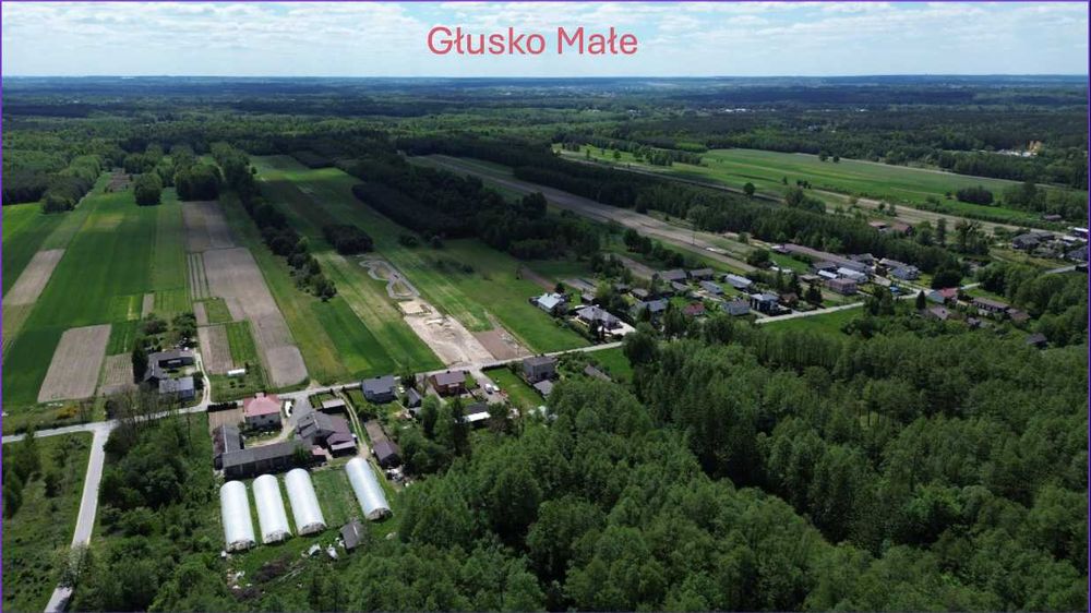 Działki budowlane Głusko Małe, gm. Opole Lubelskie
