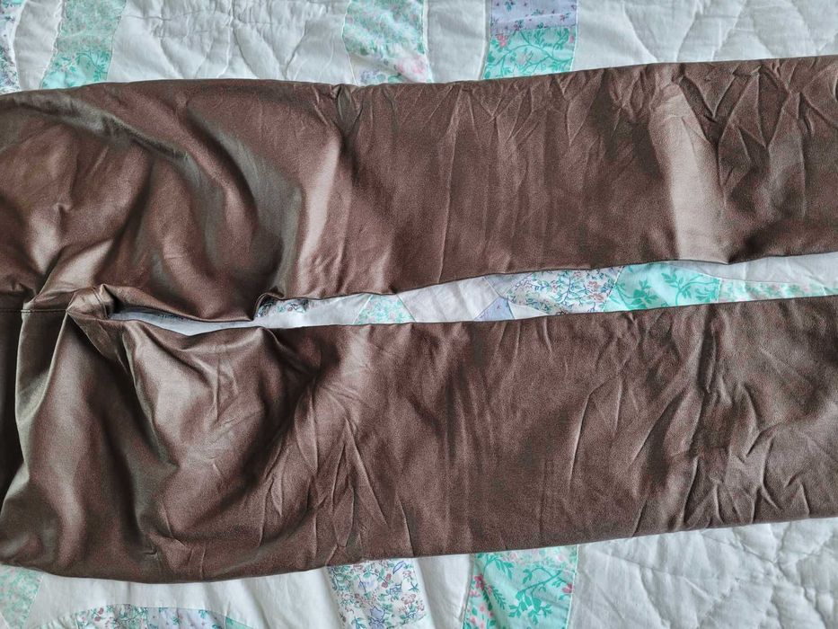 Eleganckie Spodnie Woskowane Rurki 40/L,42/XL
