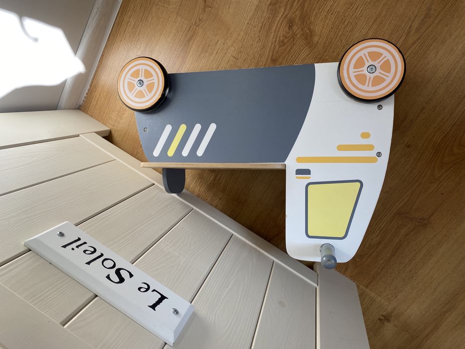 Classic world jeździk pchacz rowerek drewniany rower motor