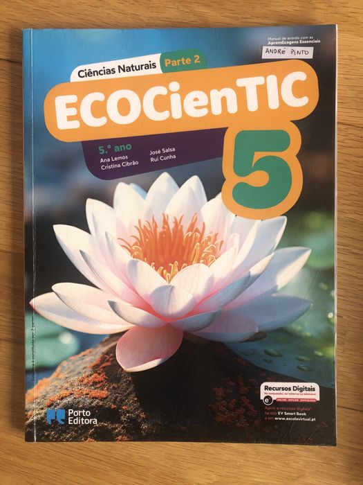 Manuais escolares e cadernos de fichas 5° ano