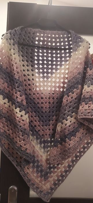 Chusta handmade zrobiona na szydełku