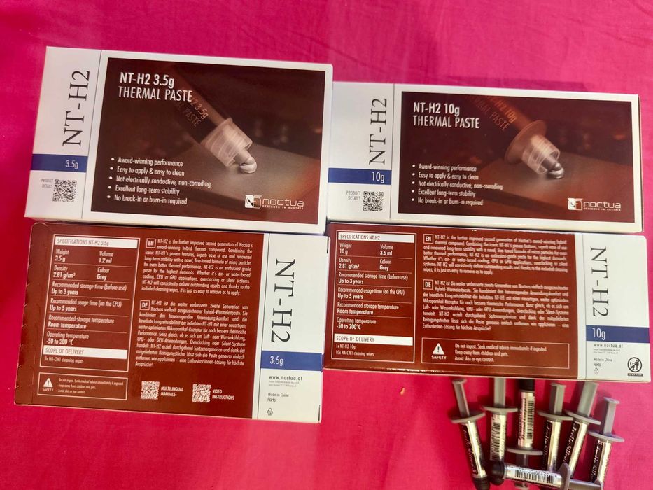 noctua nt-h2 3.5g 10g термопаста thermal paste нова arctic silver 5