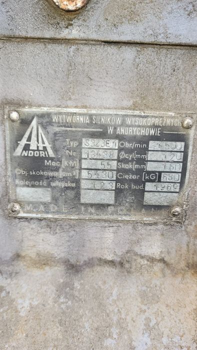 Sprzedam Silnik Andoria S323E1