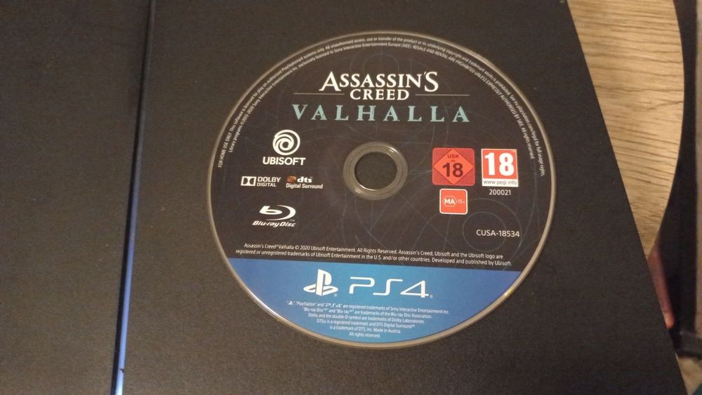 Konsola PlayStation 4 + oryginalny pad + gra Assasins Creed Valhalla PS4 FAT