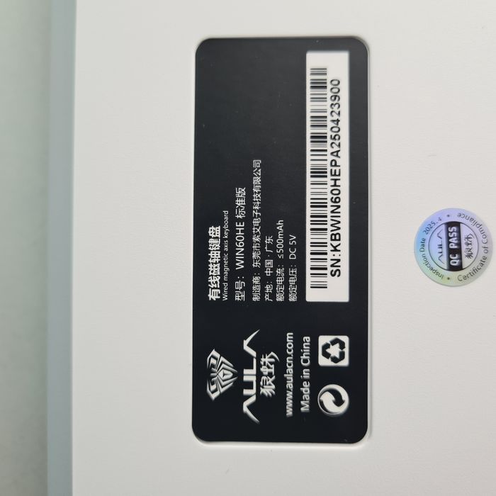 Клавіатура Aula Win60HE нова