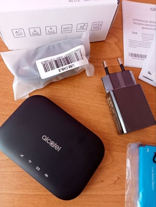 Nowy Router Alcater Link Zone 4G LTE CAT 7 czarny