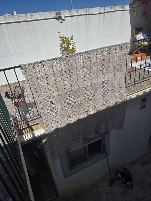 Colcha renda feita mão medidas foto